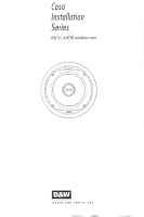 Bowers & Wilkins ACM-65-Owner-Manual 